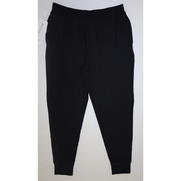 Athleta Women's Sz XS Black Waffle Knit Wind Down Sleep Jogger Lounge Pants - Picture 5 of 8